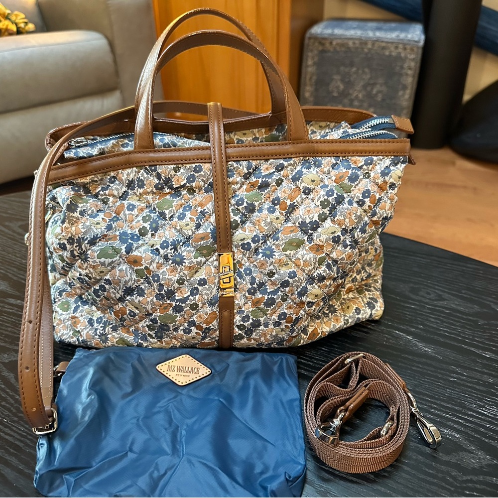 MZ Wallace Medium Astor Top Handle Bag in Poppy Forest
